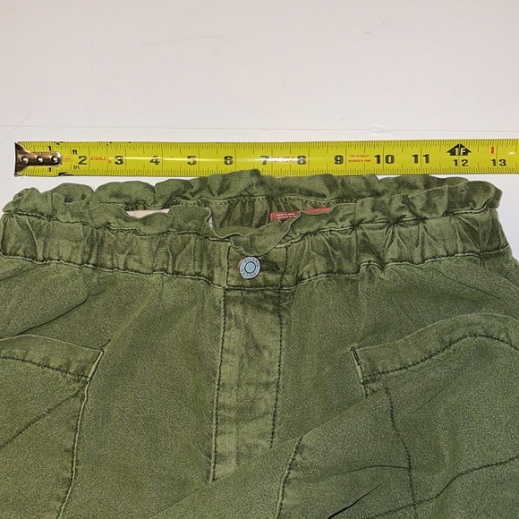 Anthropologie Pilcro Green Linen Blend Skirt - Women’s Size Medium - Picture 12 of 14
